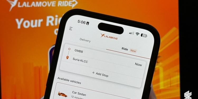 Lalamove perkenal ‘Ride’, tawar perkhidmatan e-hailing sekitar Lembah klang