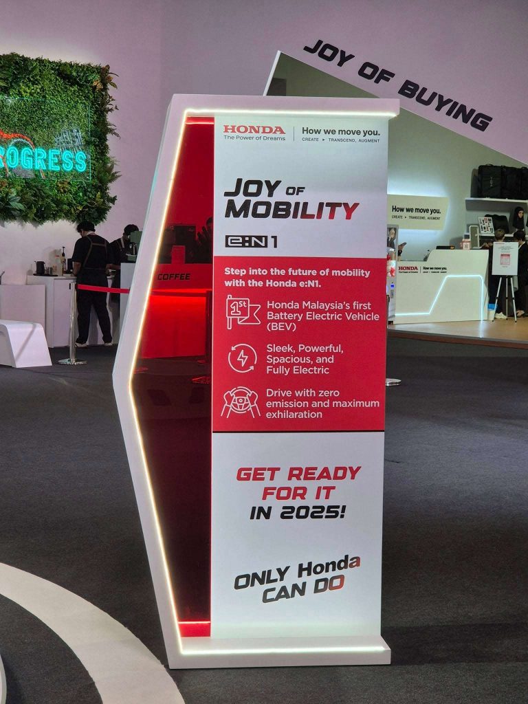 Honda e:N1 di KLIMS 2024 MITEC Kuala Lumpur