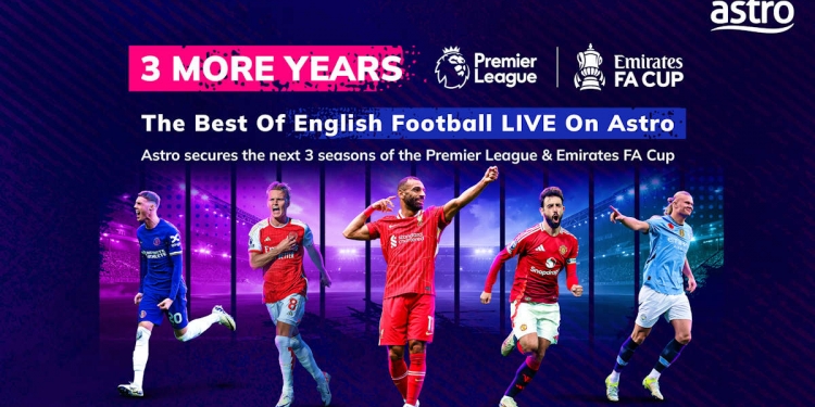 Astro lanjut kontrak hak siar EPL dan FA Cup sehingga 2028
