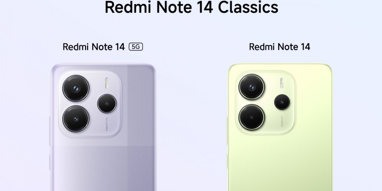 Redmi Note 14 5G dan Redmi Note 14: Skrin AMOLED 120Hz & kamera 108MP, harga bermula RM699