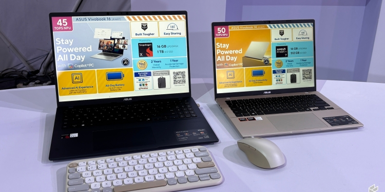 Asus Vivobook 14/16 2025 dilancar bermula RM2,999, tampil dengan cip Snapdragon, AMD atau Intel