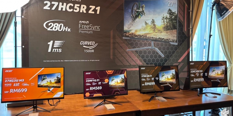 Acer lancar monitor gaming AOPEN baru, sokong AMD FreeSync & kadar penyegaran 280Hz