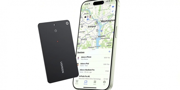 Ugreen Finder Slim, alternatif Apple AirTag senipis 1.7mm pada harga bawah RM100