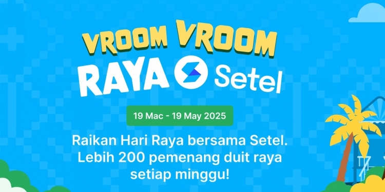 Setel anjurkan kempen Vroom Vroom Raya, tawar hadiah mingguan dan RM5,000
