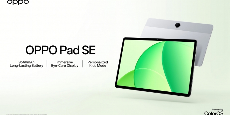 Oppo Pad SE: Tablet murah dengan bateri besar 9,340mAh dan ada Google Gemini