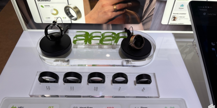 Acer FreeSense Ring, cincin pintar dengan fungsi pemantauan kesihatan & kalis air IP68/5ATM