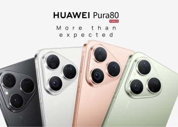 Siri Huawei Pura 80 dilancar, menampilkan kamera periskop dwilensa dan zum optikal 9.4x