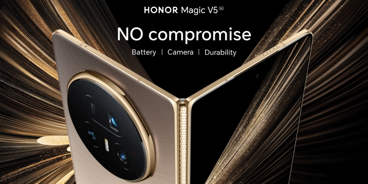 Honor Magic V5 akan dilancar di Malaysia pada 15 Julai ini