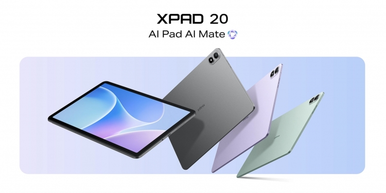 Infinix XPAD 20 kini di Malaysia, tablet 4G bajet dengan fungsi AI lebih pintar
