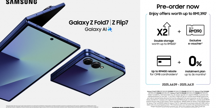 Galaxy Z Fold, Flip 7 & siri Galaxy Watch 8: Harga & promosi tempahan awal di Malaysia