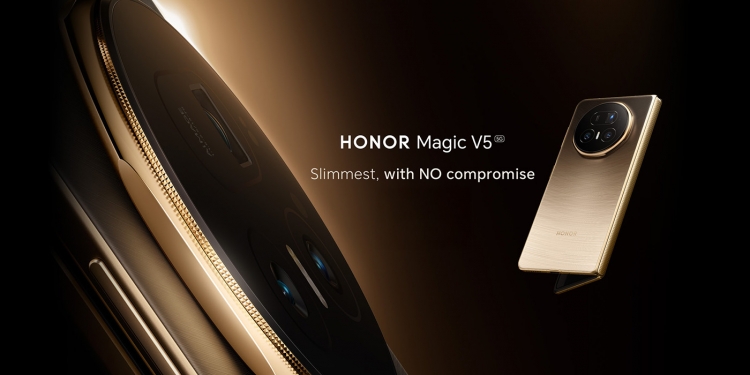 Honor Magic V5 diumum, telefon lipat ternipis dunia berkuasa Snapdragon 8 Elite & kalis air IP59