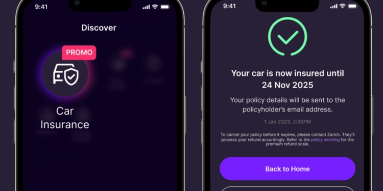 GXBank kini tawar pembaharuan insurans kereta, siap ada pakej khas EV