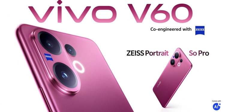 Vivo V60 buat kemunculan di KL Fashion Week 2025, hadir dengan kamera telefoto ZEISS 50MP