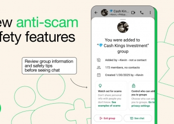 WhatsApp perkenal ciri keselamatan baru untuk lindungi anda daripada scammer