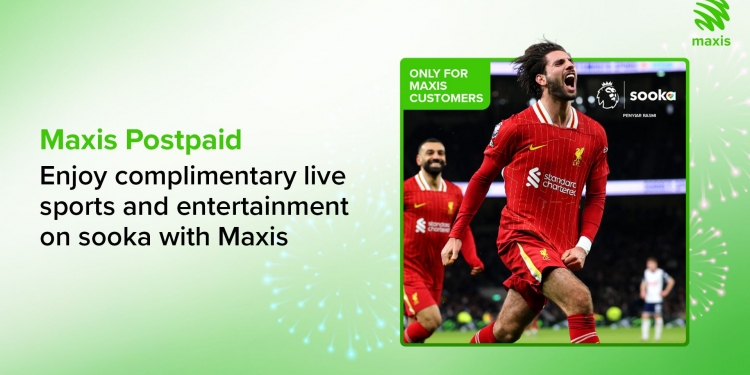 Maxis beri akses percuma Sooka Premium kepada pelanggan Postpaid 139, 169 dan 199