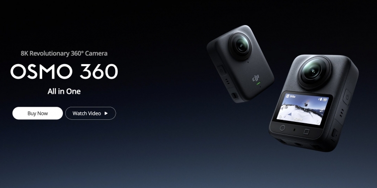 DJI Osmo 360: Kamera 360 darjah 8K pertama DJI & kalis air IP68, dari RM1,879