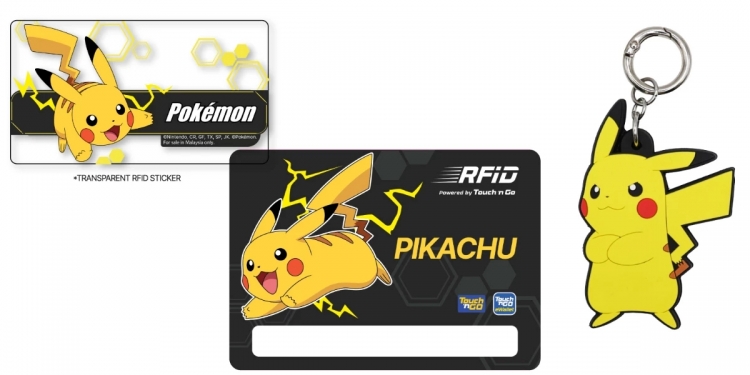 Touch ‘n Go lancar Charm dan RFID Tag edisi Pokemon, harga dari RM35