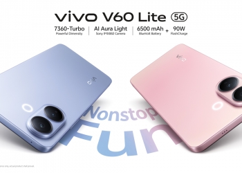 Vivo V60 Lite 5G akan dilancar di Malaysia pada 9 Oktober, tempahan kini dibuka