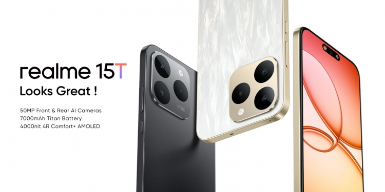 Realme 15T dilancar, tampil dengan rekaan songket & bateri besar 7,000mAh