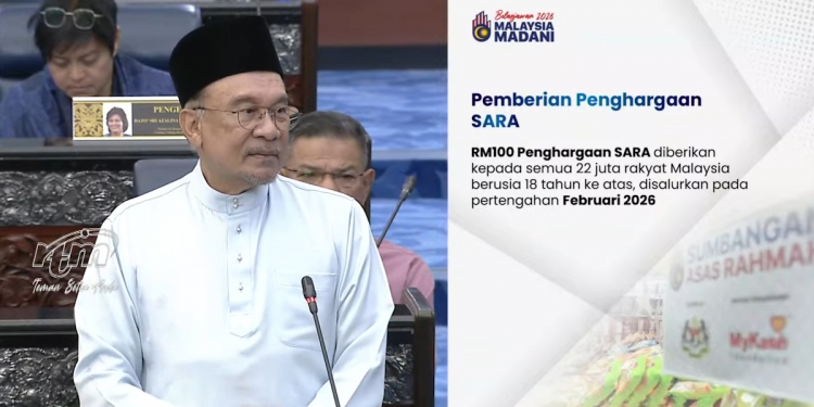 Belanjawan 2026: Bantuan SARA RM100 fasa kedua akan diagihkan sekitar Februari 2026