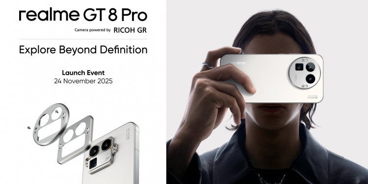 Realme GT 8 Pro bakal tiba di Malaysia 24 November dengan sistem kamera RICOH GR