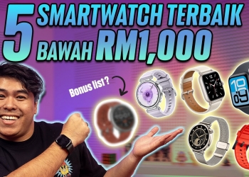 5 Terbaik: Jam pintar bawah RM1,000 dengan GPS, bateri tahan & ciri kesihatan lengkap