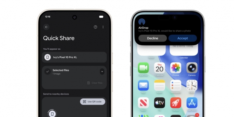 Google aktifkan sokongan AirDrop untuk perkongsian fail antara Android dan iPhone