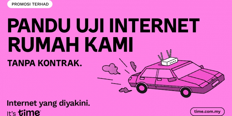 Time perkenal pelan internet fiber tanpa kontrak untuk masa terhad