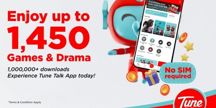 Tune Talk buka akses aplikasi kepada semua, tawar hiburan percuma tanpa langganan atau kad SIM