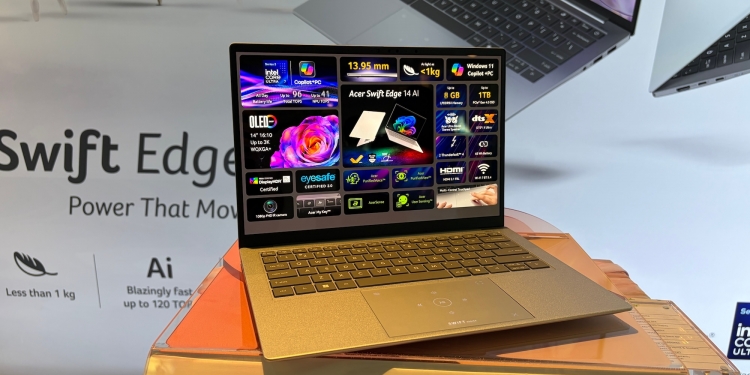 Acer perkenal Swift Edge 14 AI & Swift Go 16 AI baharu dengan cip Intel Core Ultra siri 3