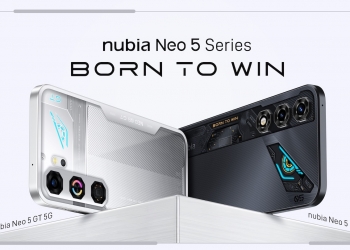 Nubia Neo 5 dan Neo 5 GT, telefon gaming dengan butang bahu dan bateri besar 6,210mAh