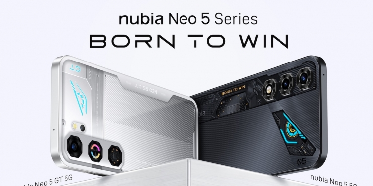 Nubia Neo 5 dan Neo 5 GT, telefon gaming dengan butang bahu dan bateri besar 6,210mAh