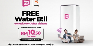 Penduduk Johor boleh jimat bil air RM10.50/bulan dengan pelan Jalur Lebar Yes 5G