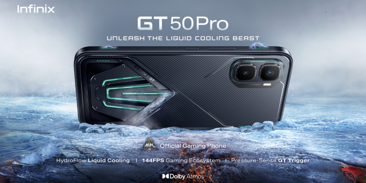 Infinix GT 50 Pro bakal dilancar 5 Mei ini dengan sistem penyejukan HydroFlow baharu