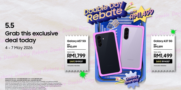 Galaxy A57 5G & A37 5G kini lebih murah, Samsung tawar penjimatan sehingga RM900