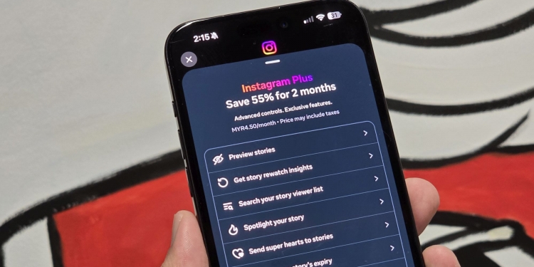 Meta lancar pelan berbayar Instagram Plus, WhatsApp Plus & Facebook Plus di Malaysia, dari RM3.50/bulan