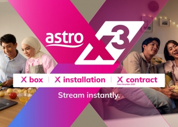 Astro perkenal Astro X3, pelan penstriman tanpa dekoder & kontrak, dari RM39.99