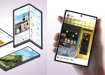 Imej promosi Galaxy Z Fold 8 dan Z Fold 8 Ultra tertiris menjelang pelancaran