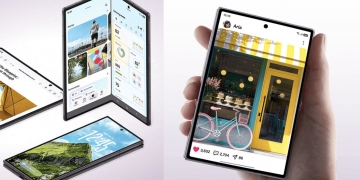 Imej promosi Galaxy Z Fold 8 dan Z Fold 8 Ultra tertiris menjelang pelancaran