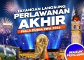 Nak layan final Piala Dunia FIFA 2026 beramai-ramai? Ini lokasi tayangan skrin besar percuma sekitar KL & Selangor