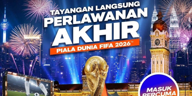 Nak layan final Piala Dunia FIFA 2026 beramai-ramai? Ini lokasi tayangan skrin besar percuma sekitar KL & Selangor