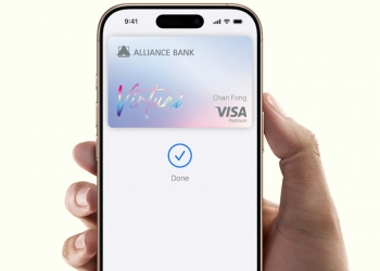 Alliance Bank kini sokong Apple Pay untuk kad kredit Visa, tawar cashback RM30