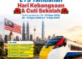Pening nak balik kampung tiket ETS habis? KTMB jual tiket tambahan sempena Hari Kebangsaan