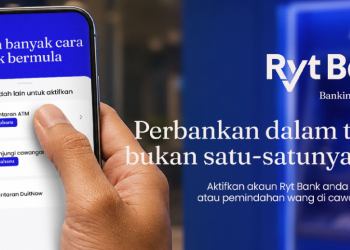 Pengguna Ryt Bank kini boleh aktifkan akaun melalui mesin ATM, ini caranya