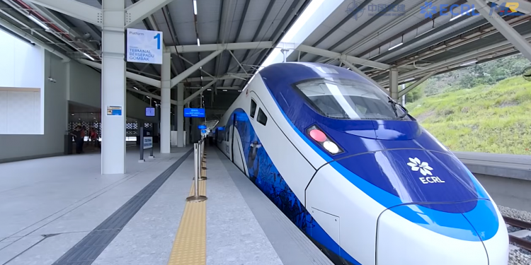Tren ECRL EMU Kota Bharu ke Stesen Terminal Bersepadu Gombak, berapa jam perjalanan?