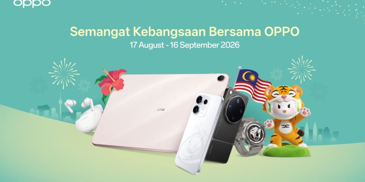 Oppo beri rebat promosi sehingga RM300 sempena Hari Kebangsaan