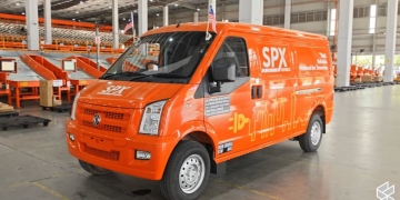 SPX Express perkenal van EV dari Dongfeng sebagai kenderaan penghantar parcel