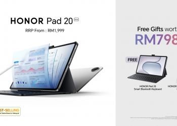 Siri Honor Pad 20 Malaysia: Tampil skrin 3K, bateri 10,100mAh & diskaun 15% untuk pelajar