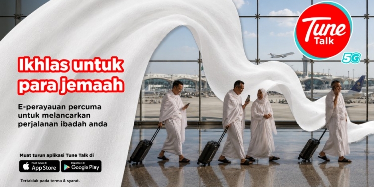 Tune Talk tawar e-Roaming percuma di Arab Saudi untuk jemaah Haji dan Umrah