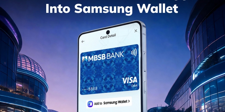 Kad Visa Debit-i MBSB kini boleh digunakan dengan Samsung Wallet dan Google Pay